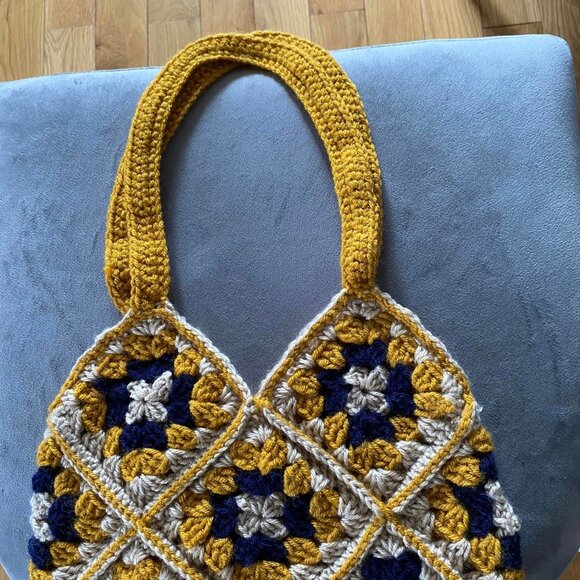 Hand Crafted Handbags - HANDMADE CROCHET SMALL BAG NWT!
